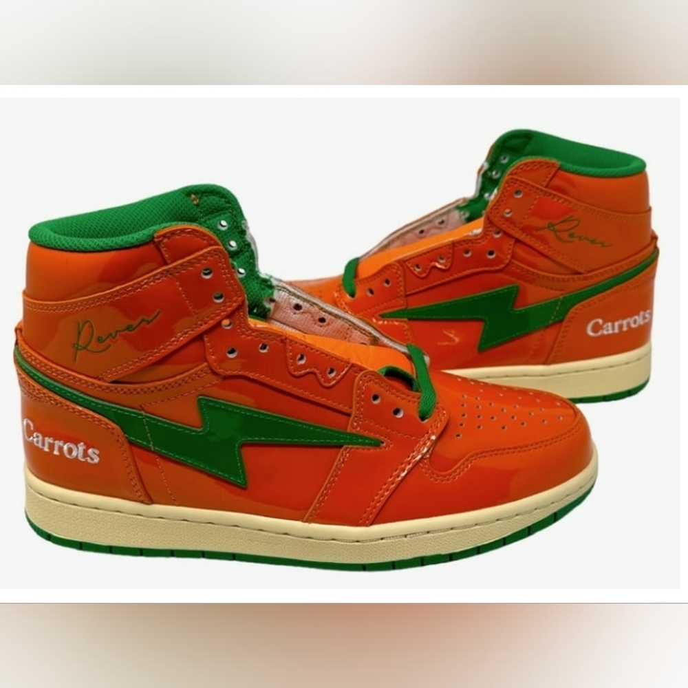 Kool Kiy x Carrots By Anwar Carrots Reves Sport ‘85 Hi Mens Sz 10 & 10.5 DS NWT - Picture 2 of 6